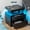 Black, variant on SENYUM Upgrade LED Nightstand with Wireless Charging Station & USB Ports High Gloss Bedside Table with LED Light RGB Adjustable Brightness Smart Nightstand 2 Drawers Night Stand