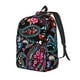 thumbnail image 1 of Balery Paisley Mochila Clásica Impresa Básica para Viaje, Mochila Escolar Resistente al Agua, Mochila de Lona con Correas Ajustables-Small, 1 of 5