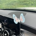 thumbnail image 6 of 3D Embroidered Butterfly Car Decorations, Adhesive Wing Waving Butterfly Ornaments for Women Girls, Interior Dashboard Accessories for Car & Home, Purple, 6 of 9