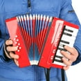 thumbnail image 3 of Enfants Accordéon, Mini Jouet Rythmique Accordéon Jouet, Instrument de Musique Éducatif pour Garçon Enfant, 3 of 8