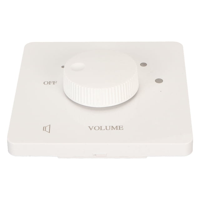 Control de Volumen de 50 W, Controlador de Volumen de Perilla de Sintonización de 5 Engranajes para Altavoces Domémicos, Con Material de PC Retardante de Llama, Diseño de Panel