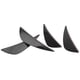 thumbnail image 4 of Uds. Parachoques delantero cuchillo de aire alerón modificación difusor Universal tipo pasta de PVC negro brillante Jadeshay A, 4 of 8