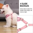 thumbnail image 2 of TETOU Reflective Dog Harness and Leash Set, No-Pull Pet Harness Adjustable Mesh, Ultra Breathable Padded Dog Vest Harness for Small Medium Large Dogs - Pink, S, 2 of 11