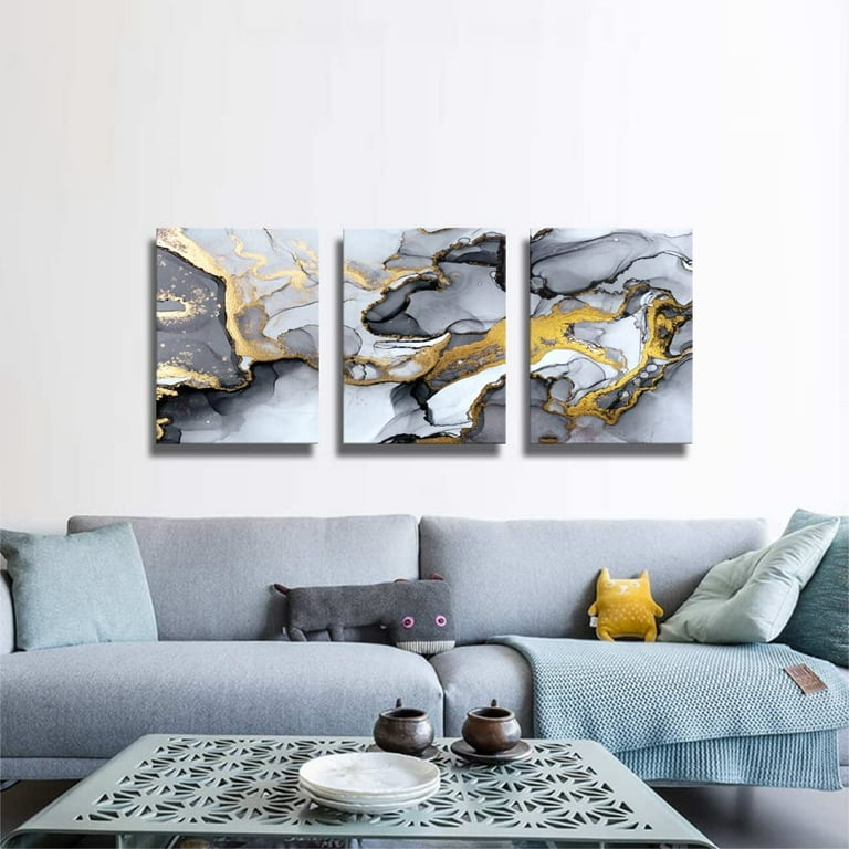 Grey and 2024 gold home decor