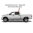 thumbnail image 2 of Laminated Driver Left Side Rear Door Window Door Glass Compatible with Dodge Ram Pickup 1500/2500/3500/4500/5500 4 Door Extended Crew/Mega Cab 2006-2007 Models, 2 of 7