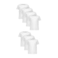 thumbnail image 4 of Hanes Toddler Boys' White Crewneck T Shirts Pack, 7-Pack, Cotton Tees 2T/3T, 4 of 4