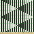 thumbnail image 2 of Ambesonne Geometric Fabric by the Yard Upholstery, Monochrome Vertical Art, 3 Yards, Dark Grey White, 2 of 5