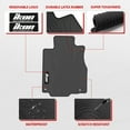 thumbnail image 2 of Ikon Motorsports Floor Mats Compatible With 2012-2016 Honda CR-V, Latex Heavy Duty All Weather Season Car Auto Front Rear Carpets Liner 3PC Black, 2 of 8