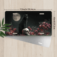 thumbnail image 2 of 1 Pcs 2D Flat License Plate Covers & Frames, Black Cat For Decorative Front, Waterproof For Decoration Aluminum License Plate Covers & Frames Cover For Men Women, 12" X 6", 2 of 6