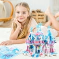 thumbnail image 4 of Friends Frozen Castle Building Kit Princess Magical Ice Palace, for Child Girls Ages 6-12 (552 Pieces), 4 of 8