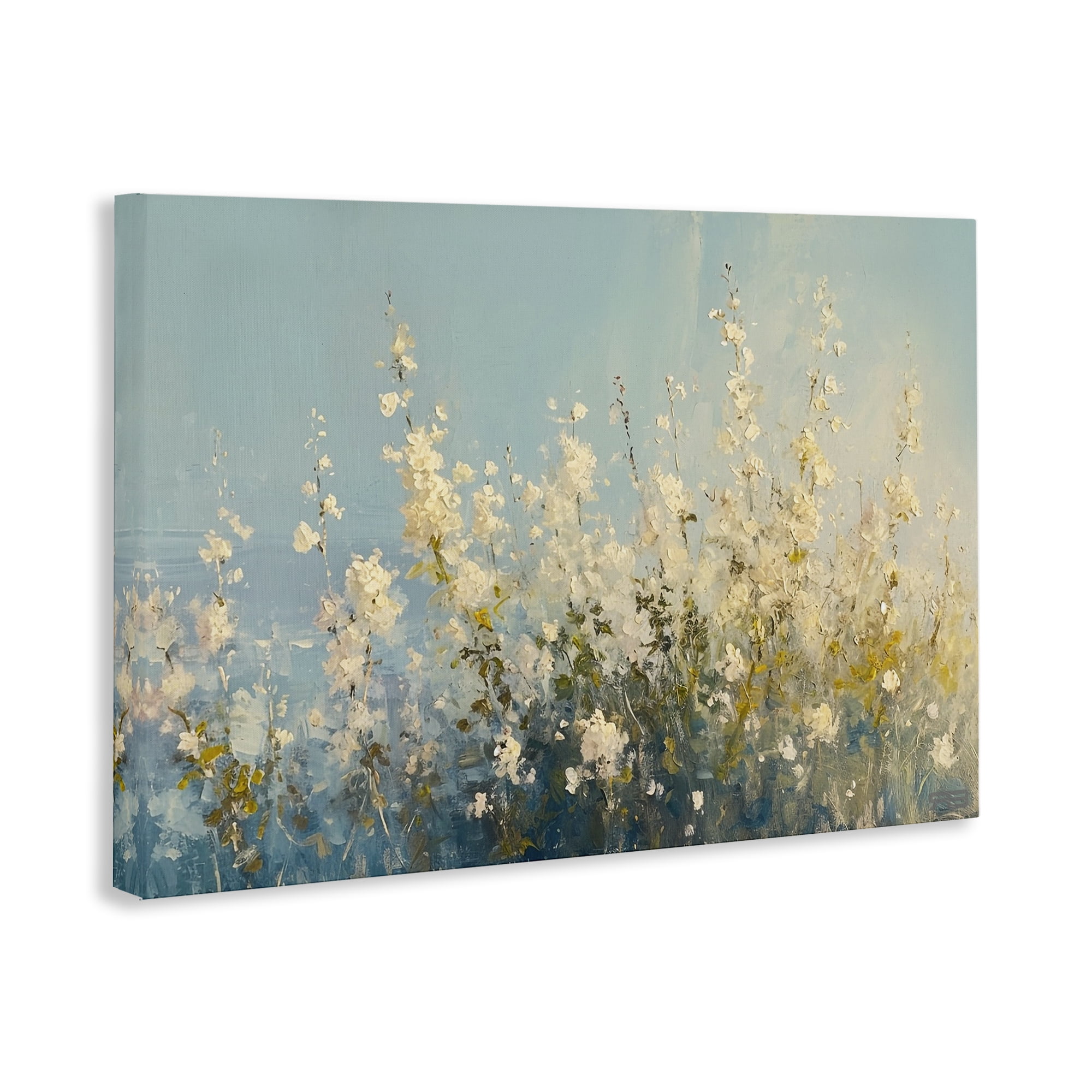 Stupell Industries Blooming Spring Garden Abstract Painting Wrapped Canvas Art Print Wall Art, 24 x 16