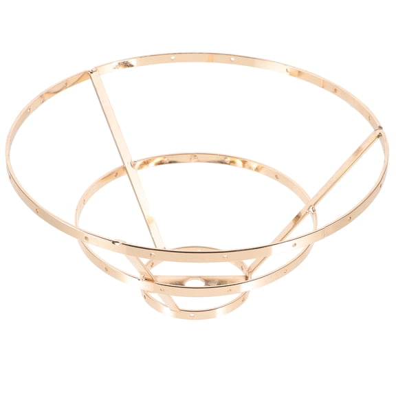 COMPUKAS Chandelier Ring Frame DIY Lamp Shade Frame Iron Silver DIY Lampshade Making 1Pcs