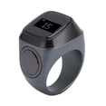 thumbnail image 1 of Smart  Ring Step Counter  5.1 0.49Inch Screen Smart Finger Ring with Charging Case Support APP Graphite Color, 1 of 7