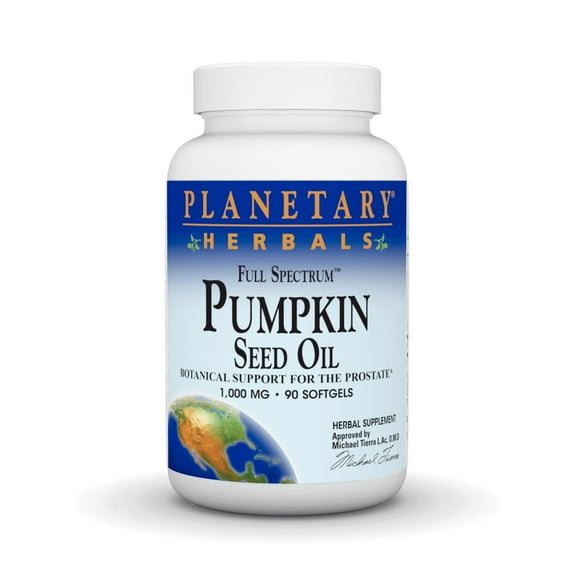 Pumpkin Seed Oil By Planetary Herbals - 90 Softgels