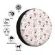 thumbnail image 4 of Balery Cute Cartoon Cows Cubiertas para Neumáticos - Protector Resistente para Neumáticos de Camioneta, SUV, Remolque, Camper y RV-15 inch, 4 of 6