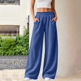 thumbnail image 3 of Breezora Womens High Waist Wide Leg Sports Pants Loose Fit Athletic Trousers with Pockets for Yoga Gym Running Workout Casual, 3 of 9