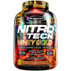 NitroTech Whey Gold, 100% Whey Protein Powder, Whey Isolate and Whey Peptides, Double Rich Chocolate, 76 Servings (5.5lbs)