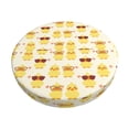 thumbnail image 1 of Balery Cute Yellow Duck Fundas de asiento para taburete de bar redondo de tela de terciopelo ajustables que protegen de arañazos y manchas para sillas de 14 a 17 pulgadas.-12 inch, 1 of 7