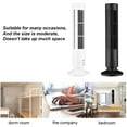 thumbnail image 3 of USB Standing Tower Fans Bladeless Floor Air Conditioner Adjustable Floor Fan; Home Humidifier Energy-Saving Slim Design Conditioning Ventilator Fan White, 3 of 7