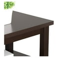 thumbnail image 6 of Narrow End Table with 2 Drawers Sofa Side Table & Open Storage Shelf for Office Living Room Bedroom Bedside, Espresso, 6 of 9
