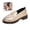 Gold, variant on Willtoo Womens Platform Loafers Round Toe Slip On Casual Dress Shoes Fashion Chunky Lug Sole Walking Shoes for Daily Wear