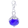 thumbnail image 1 of 20pcs Assorted Color Crystal Dangle Charms Pendant with Lobster Clasp Jewelry Making Accessory Fit Floating Locket Charms Necklaces Navy, 1 of 6