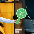 thumbnail image 5 of Stop And Go Sign with Handle - Double Sided Slow Warning, Reflective, , 25x15cm, Traffic Guiding, Indoor Outdoor, Lightweight, 5 of 7