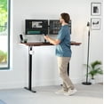 thumbnail image 2 of VIVO Dark Walnut 60 x 24 inch Universal Table Top for Sit to Stand Desk Frames, 2 of 8