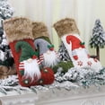 thumbnail image 3 of BOPORO Christmas Stocking 3 Pack, 18 Inch 3D Gnomes Santa Christmas Stockings Stuffers, Fireplace Hanging Plush Stockings for Family Christmas Decoration Xmas Character Holiday Season Party Decor, 3 of 6