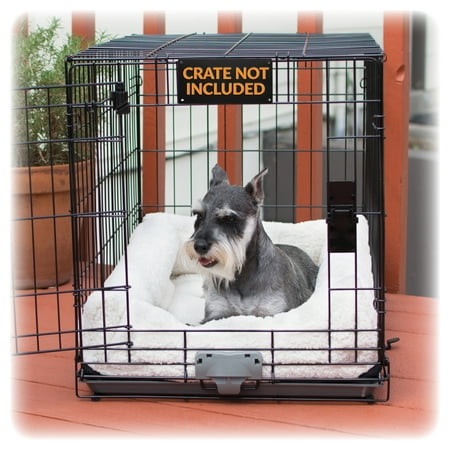 K&H Pet Products Deluxe Bolster Crate Pad Fleece 20 X 25 Inches