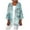 Light Blue, variant on ZKIRBJV Summer Jackets 3/4 Sleeve Womens Summer Cardigan Lightweight Open Front Shrug Cardigan Ethnic Floral Print Dressy Casual Outwear Coat Khaki 2XL