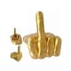thumbnail image 1 of Middle Finger Toilet Paper Holder,Symbol of Defiance Fun 3D Printing Wall Mount, 1 of 5