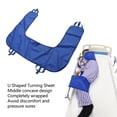thumbnail image 3 of Drap de Transfert pour Patient, Coussin de Positionnement Doux avec Sangles de Fixation en Nylon en Forme de U pour Personnes Paralysées, 3 of 8