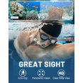 thumbnail image 5 of Polarized Swimming Goggles, Unisex Adult Swim Goggles Anti Fog Anti UV Wide View Pool Glasses for Men Women, 5 of 5