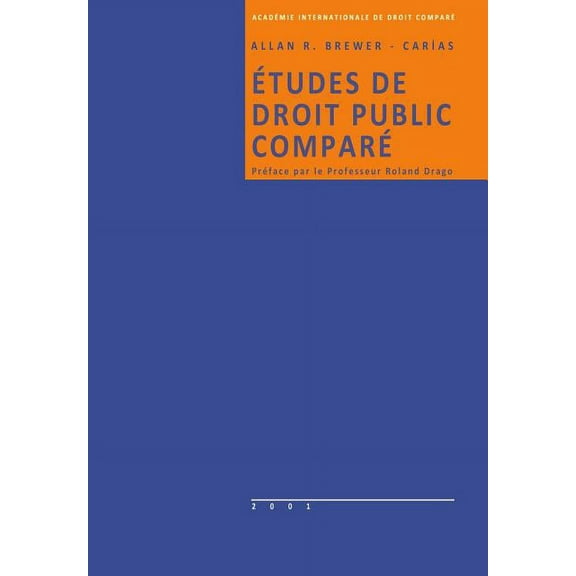 Études de Droit Public Comparé (Paperback)