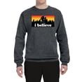thumbnail image 2 of Wild Bobby I Believe Funny Retro Bigfoot Sasquatch Conspiracy Outdoor Hiking - Pop Culture Unisex Crewneck Sweatshirt, 2 of 6