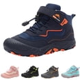 thumbnail image 2 of XXWXYD Toddlers Boots Shoes Children's Sports Shoes Trainers Boys Hiking Shoes Children Trainers Boys Shoes Girls Outdoor Non Slip Lightweight Children's Shoes Hiking Boots (4-4.5 Years,Blue), 2 of 8