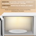 thumbnail image 3 of Placa de vidrio de repuesto para microondas Whirlpool W11367904 de 25,4 cm, 3 of 6