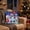 #2, variant on Tumdkd Christmas LED Pillows Holiday Gifts Flashing or Stay On Two Mode Switching, Printed Sofa Pillowcases Cushions with Built-in Lights for Xmas Home Decor