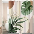 thumbnail image 6 of Boho Shower Curtains for Bathroom Extra Long Shower Curtains 84 Inches Boho Bathroom Decor - 72" x 84" Bohemian Leaf Waterproof Bath Curtain with 12 Hooks, 6 of 6