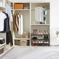 thumbnail image 6 of Seville Classics 3-Tier Shoe Rack, Wood and Metal, Espresso, 6 of 9