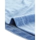 thumbnail image 5 of Blusa de mujer con cuello en V y manga larga de terciopelo con pliegues delanteros y botones Gris azul M, 5 of 5