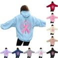 thumbnail image 2 of Xudanell Hoodies for Women Sweatshirt with Printed Hooded Plus Size Women Blouses Drawstring Top Work Clothes, 2 of 8