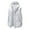 Gray, variant on Men's Puffer Hoodie Vest Winter Zipper Outerwear Vests Warm Wind-Resistant Sleeveless Puffy Jackets