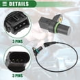 thumbnail image 6 of Engine Camshaft Position Sensor Cam Position Sensor for BMW 325CI 2001-2006 No.12147539165 1 Set, 6 of 6
