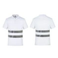 thumbnail image 1 of Men's Reflective T-Shirts High Visibility Casual Work Tees Short Sleeve Construction Utility Shirts, 1 of 3