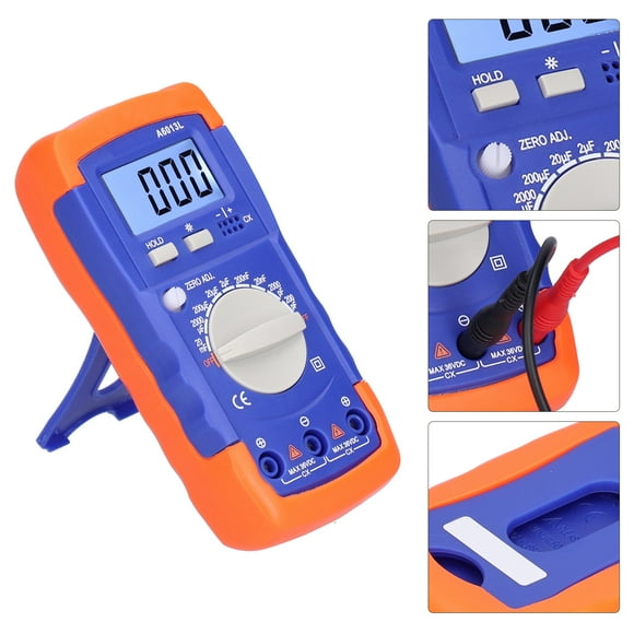 Capacitor,Digital Multimeter High Accuracy Capacitance Tester Electricity Test Tool Highly Versatile