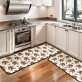 thumbnail image 3 of Kitchen Rugs Sets Of 2,White Bigfoot and Footprint Pattern Anti Fatigue Kitchen Mat Rugs Non Slip Washable,Decorative Kitchen Floor Mats for Kitchen,Sink,Laundry,17"x47"+17"x47", 3 of 5