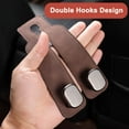 thumbnail image 3 of Car Purse Hook, Car Seat Hooks for Headrest, Car Hooks for Purse and Bags, Purse Holder for Car (Brown - 2 Pack), 3 of 11