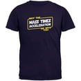 thumbnail image 1 of Que la Masse x l'Accélération Soit avec Toi T-Shirt Bleu Marine pour Adulte, 1 of 1